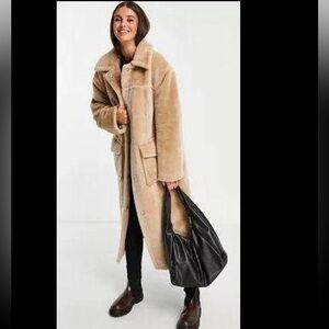 ASOS Faux Shearling Coat